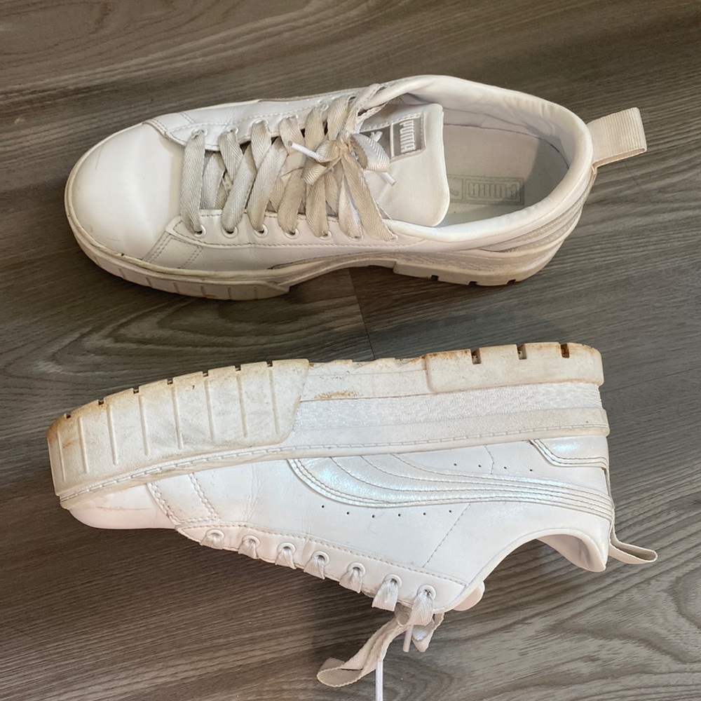 Puma Mayze Classic Sneakers in White